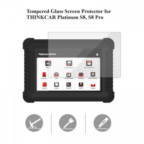 Tempered Glass Screen Protector for THINKCAR Platinum S8 S8Pro